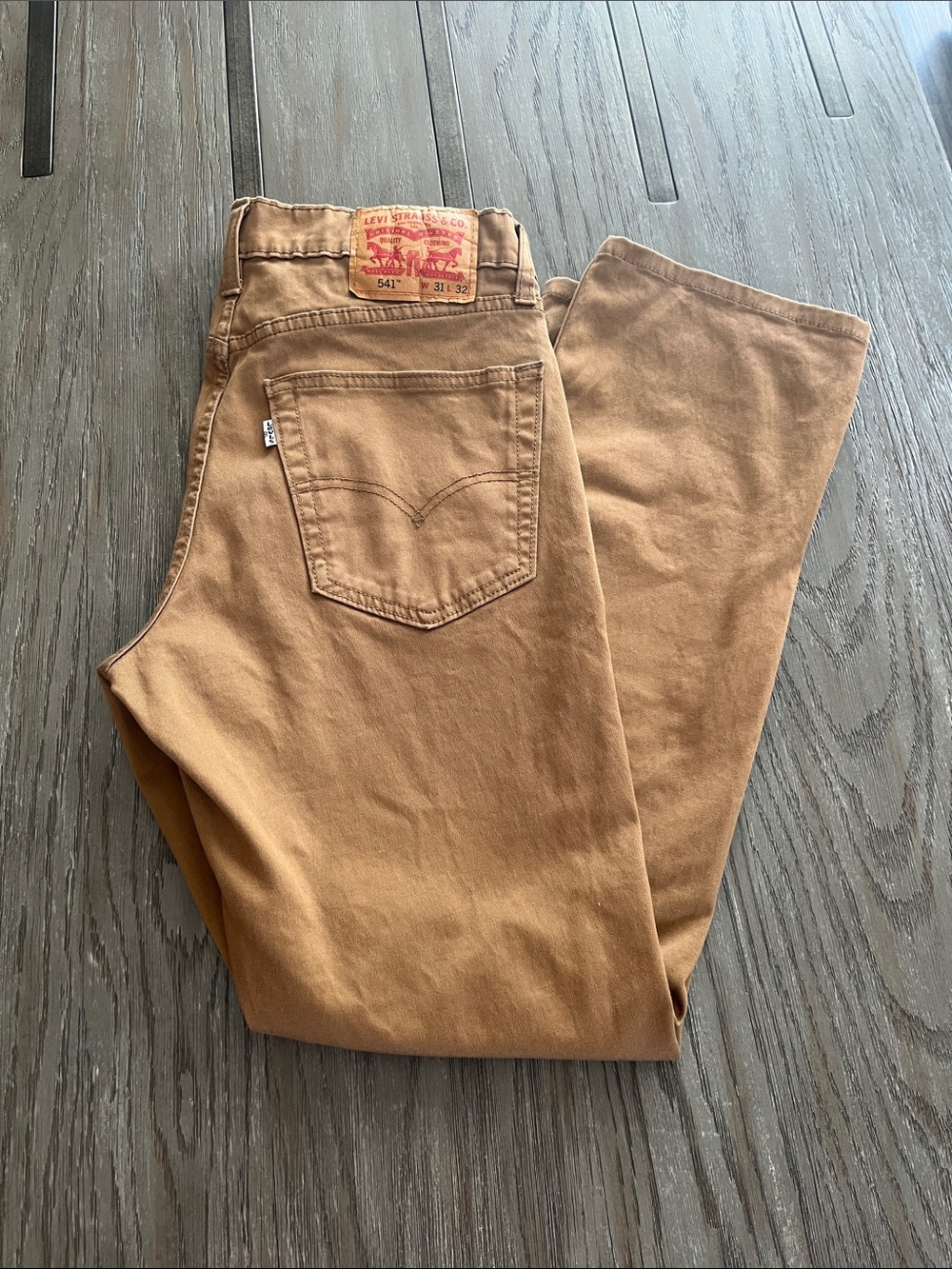 Levi's Camel Brown Straight Leg Chino Pants